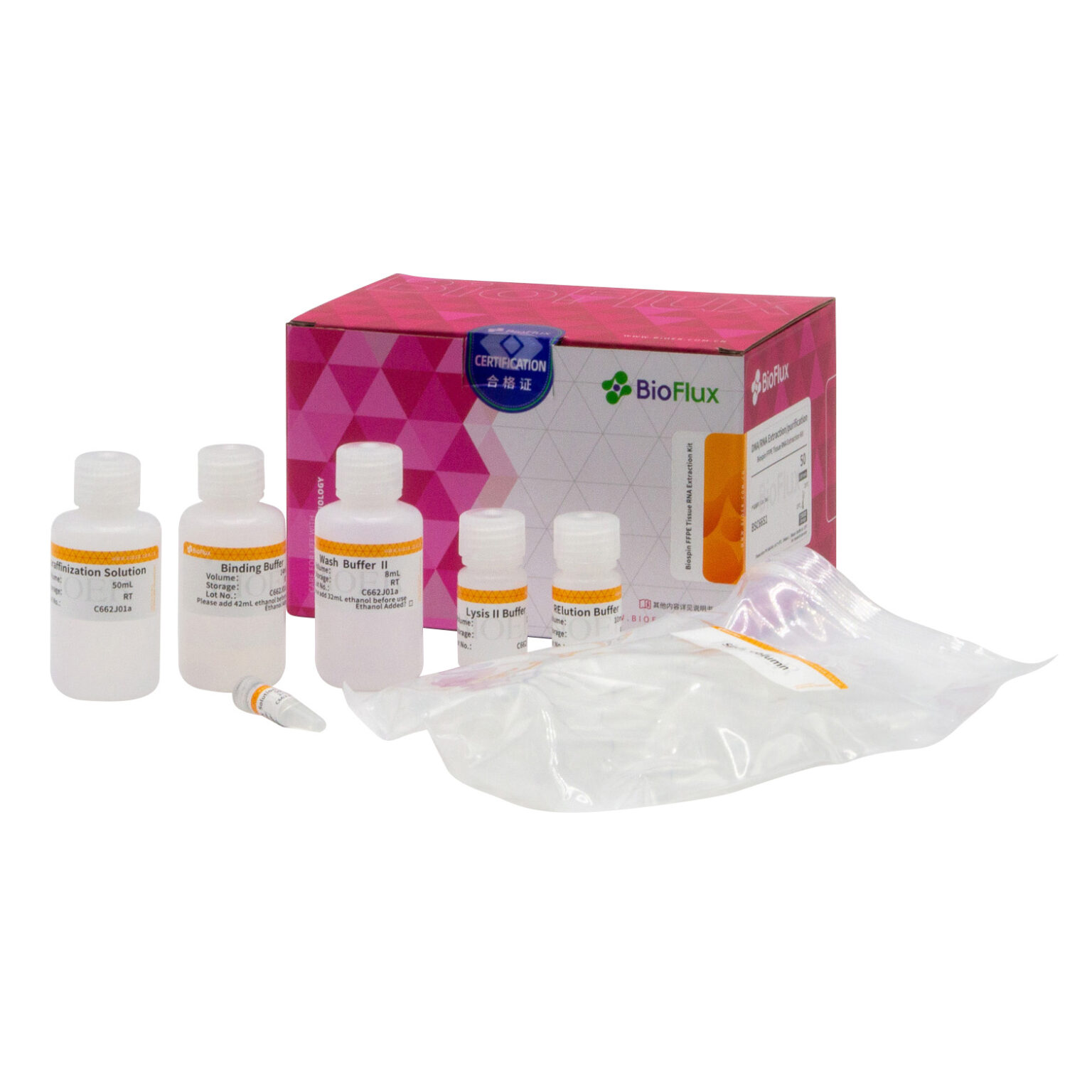 BIOER – Biospin FFPE Tissue RNA Extraction Kit-50T(BSC66S1) – Gentech ...